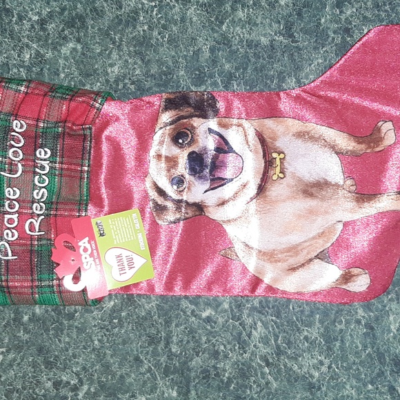 💞Free in a Bundle-ASPCA Dog Christmas Stocking-🐕So Cute❣ - Picture 1 of 9
